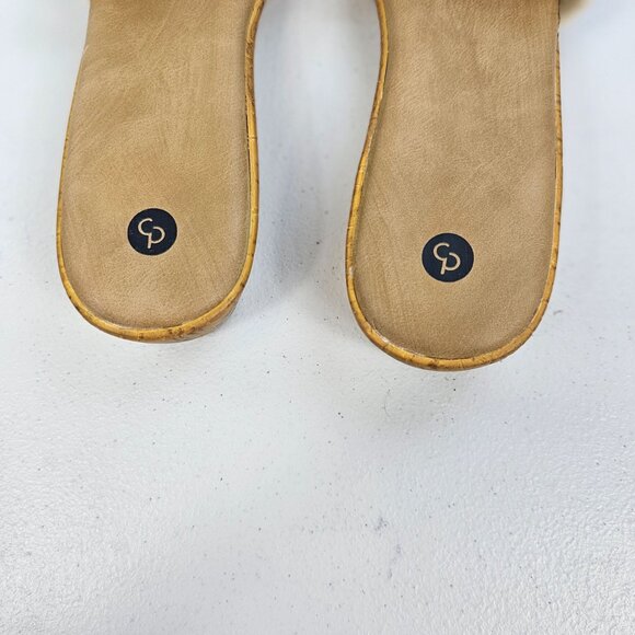 Dress Barn 8.5M Sandal Slide 1.5" Wedge Heel Summer Cute Fun Simple Slip-On Shoe - Picture 9 of 15